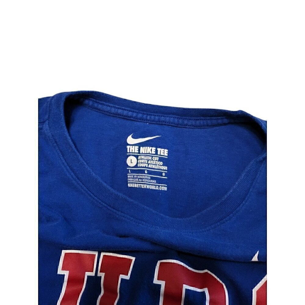 Chicago Cubs Baseball Nike Tee Athletic Cut/Slim Fit Men's Size Large - Picture 3 of 6